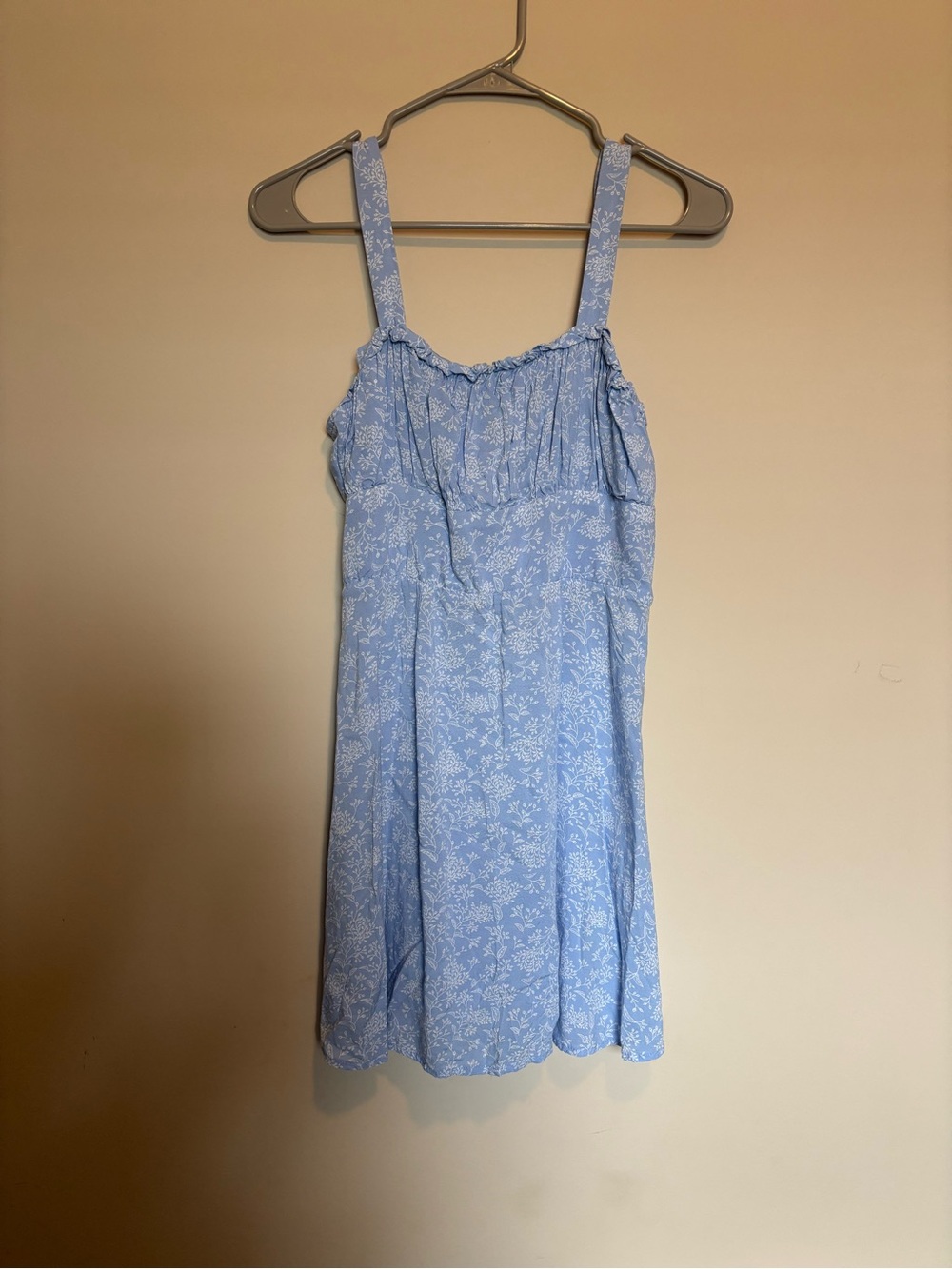 Altar'd State Light Blue Floral Mini Sundress
